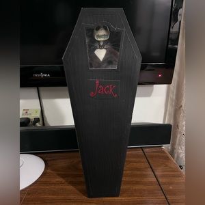 Nightmare Before Christmas Jack Skellington doll in coffin